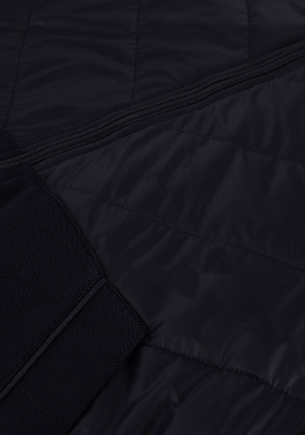 Donkerblauwe TOMMY HILFIGER Jack MIX MEDIA CHEVRON ZIP THROUGH - large