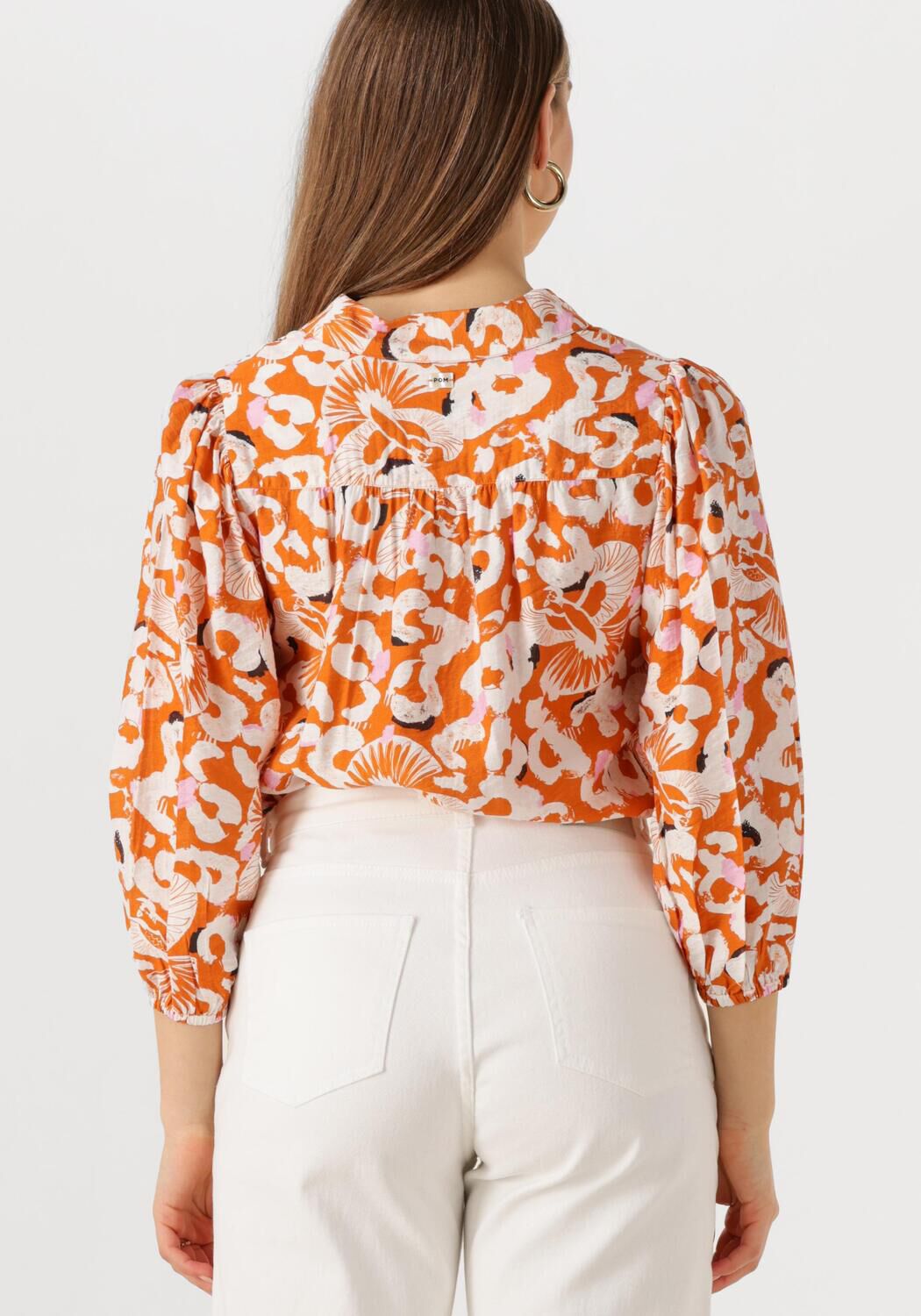 POM AMSTERDAM Dames Blouses Adventure Oranje