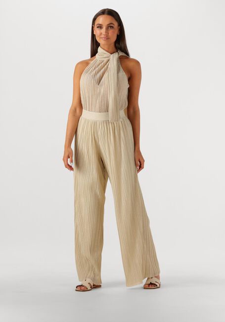 Beige AIMEE THE LABEL Wijde broek RAMSES - large