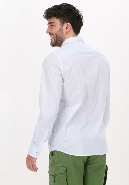 Lichtblauwe SCOTCH & SODA Casual overhemd SOLID SLIM FIT SHIRT - large