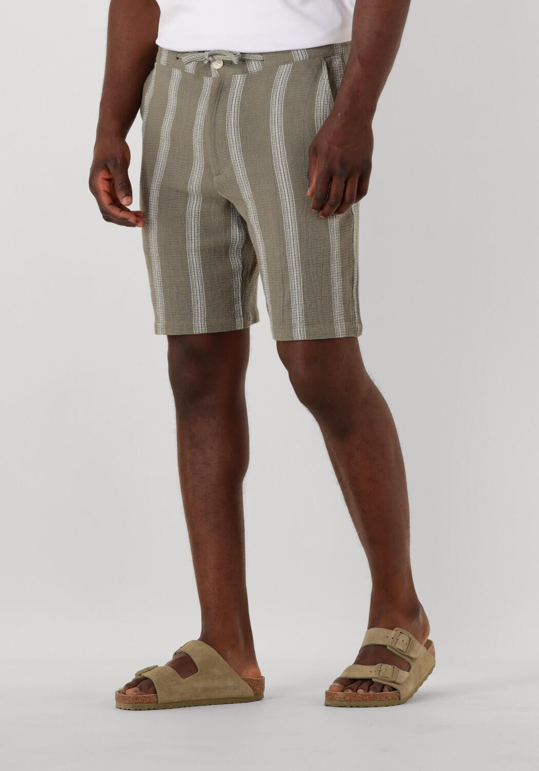 Selected Homme Regular fit bermuda met structuurmotief model 'BRODY'