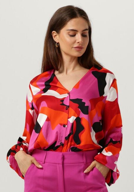 Fuchsia JANICE Blouse BLOUSE DAMES PRINT ABE - large