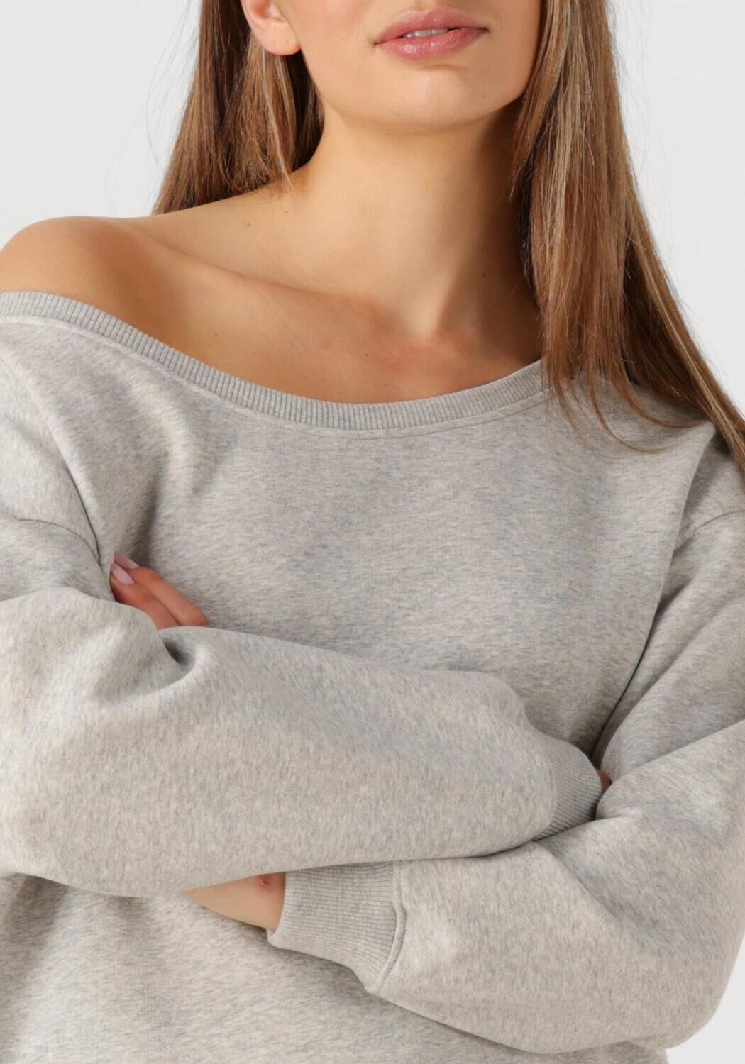 ANOTHER LABEL Dames Jurken Livy Sweat Dress Lichtgrijs