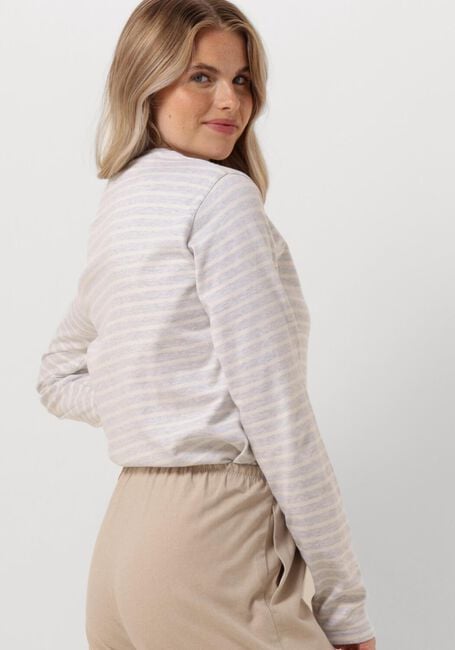 Grijze PENN & INK Tops & T-shirts 516 SWEATER STRIPE - large