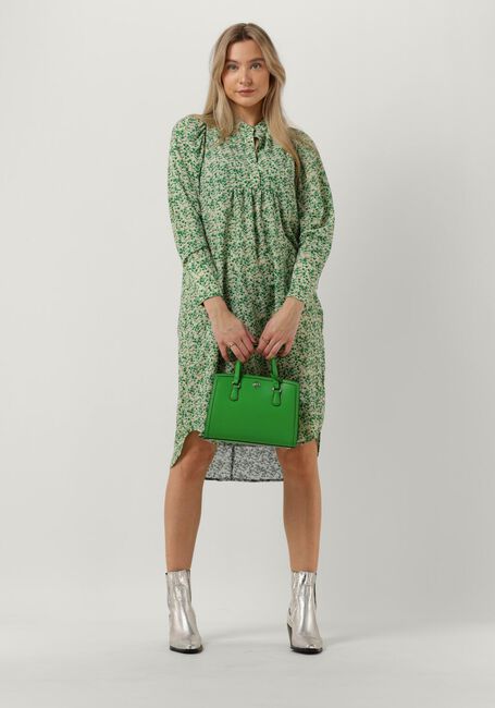 Groene CO'COUTURE Midi jurk PERRY VOLUME DRESS - large
