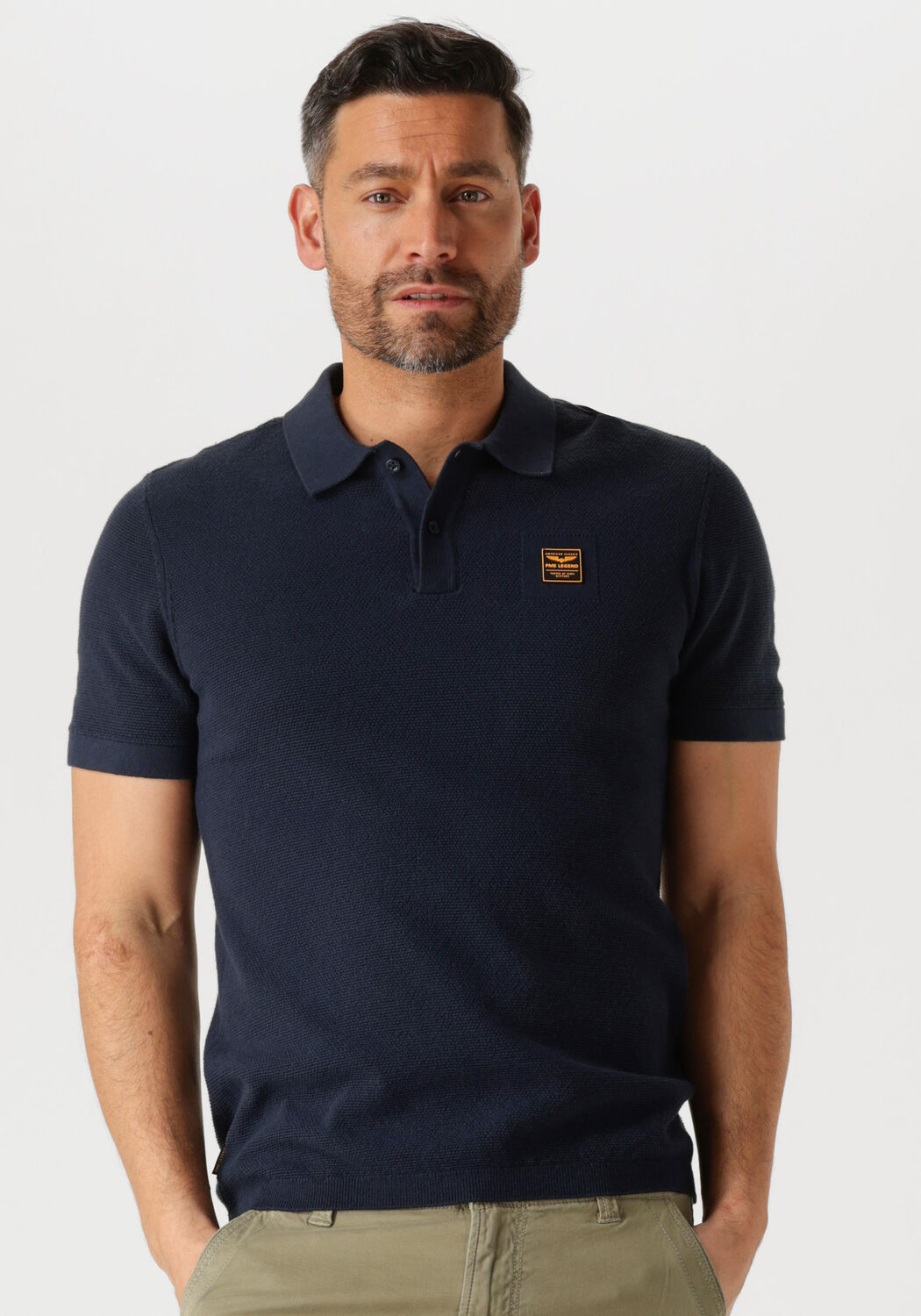 PME LEGEND Heren Polo's & T-shirts Short Sleeve Polo Cotton Blauw