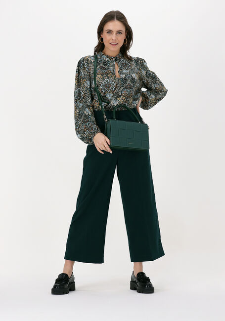 Witte SUMMUM Blouses TOP FLOWERS AND LEAVES - large