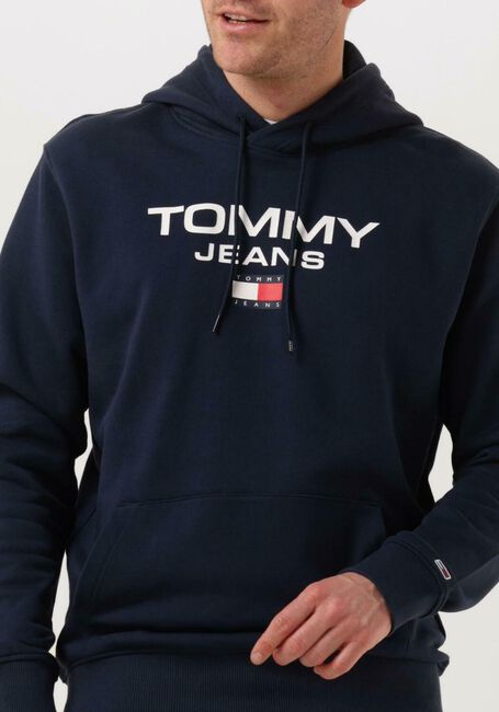 Donkerblauwe TOMMY JEANS Trui TJM REG ENTRY HOODIE - large