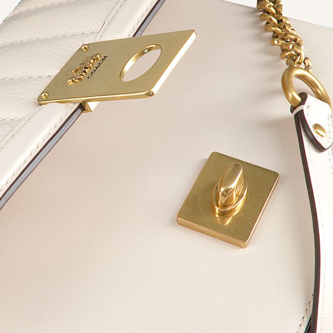 Witte COACH Schoudertas HUTTON SHOULDERBAG Witte COACH Schoudertas HUTTON SHOULDERBAG - large