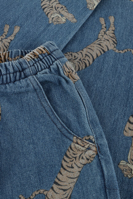 Blauwe KONGES SLOJD Straight leg jeans MAGOT PANTS GOTS - large