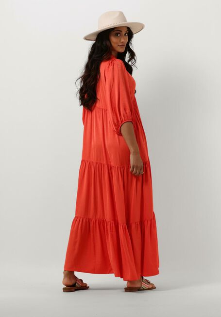 Oranje SUMMUM Midi jurk DRESS SILKY TOUCH - large