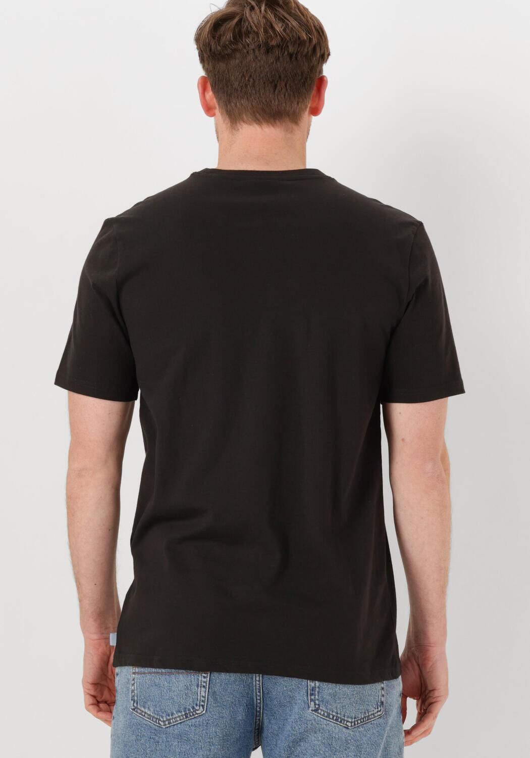 SCOTCH & SODA Heren Polo's & T-shirts Left Chest Artwork T-shirt Zwart