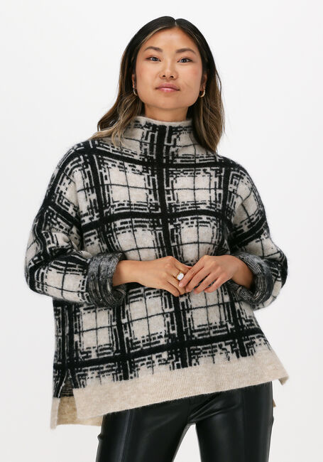 Zwarte SECOND FEMALE Trui LOUISA KNIT T-NECK - large