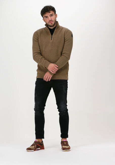 Beige VANGUARD Trui HALF ZIP COLLAR COTTON ARCRYLI Beige VANGUARD Trui HALF ZIP COLLAR COTTON ARCRYLI - large