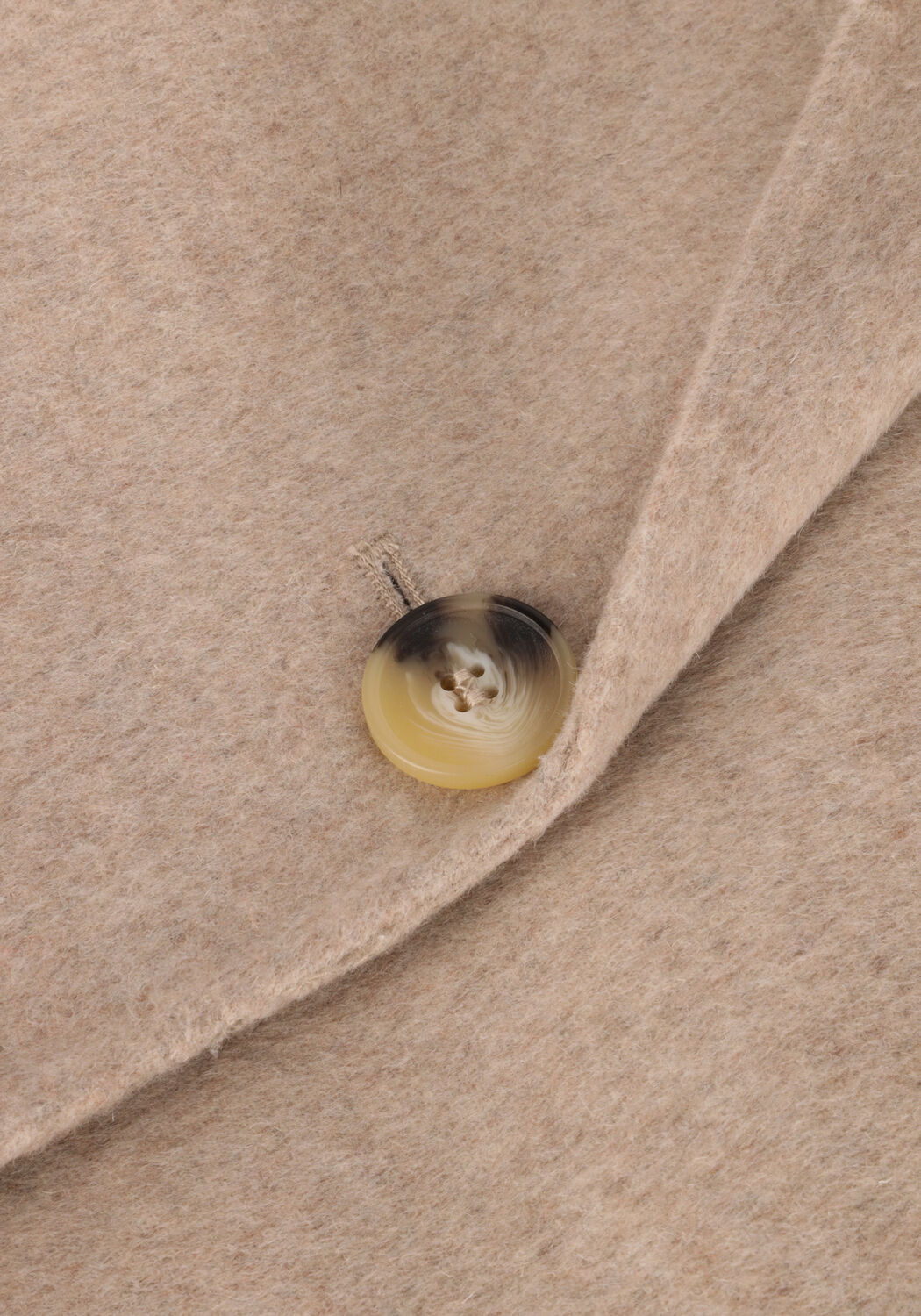 Ecru SELECTED WOMEN Mantel NEW TAMA HANDMADE WOOL COAT B - large