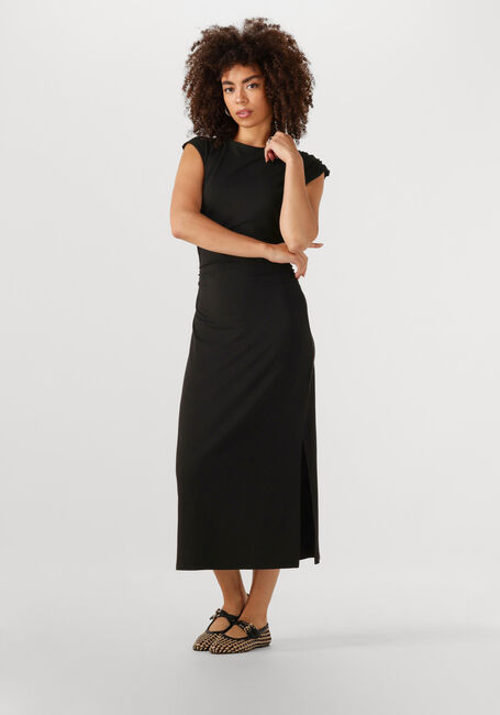 Zwarte EDITED Midi jurk WIARA DRESS - large
