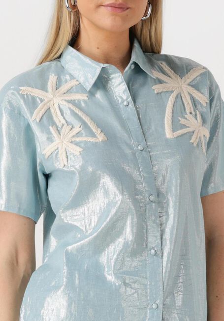 Lichtblauwe LOUIZON Blouses BODERICK - large