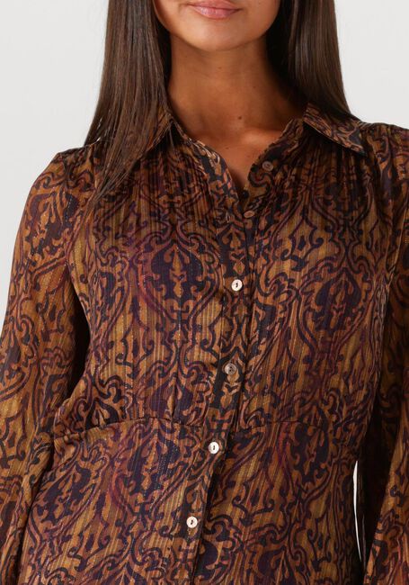 Bruine AMAYA AMSTERDAM Maxi jurk TESSA - large