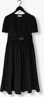 Zwarte TWINSET MILANO Midi jurk WOVEN DRESS