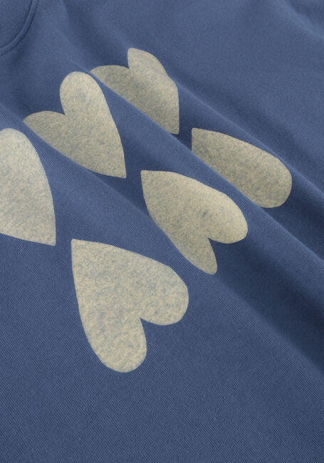 Blauwe Jelly Mallow T-shirt HEART T-SHIRT - large