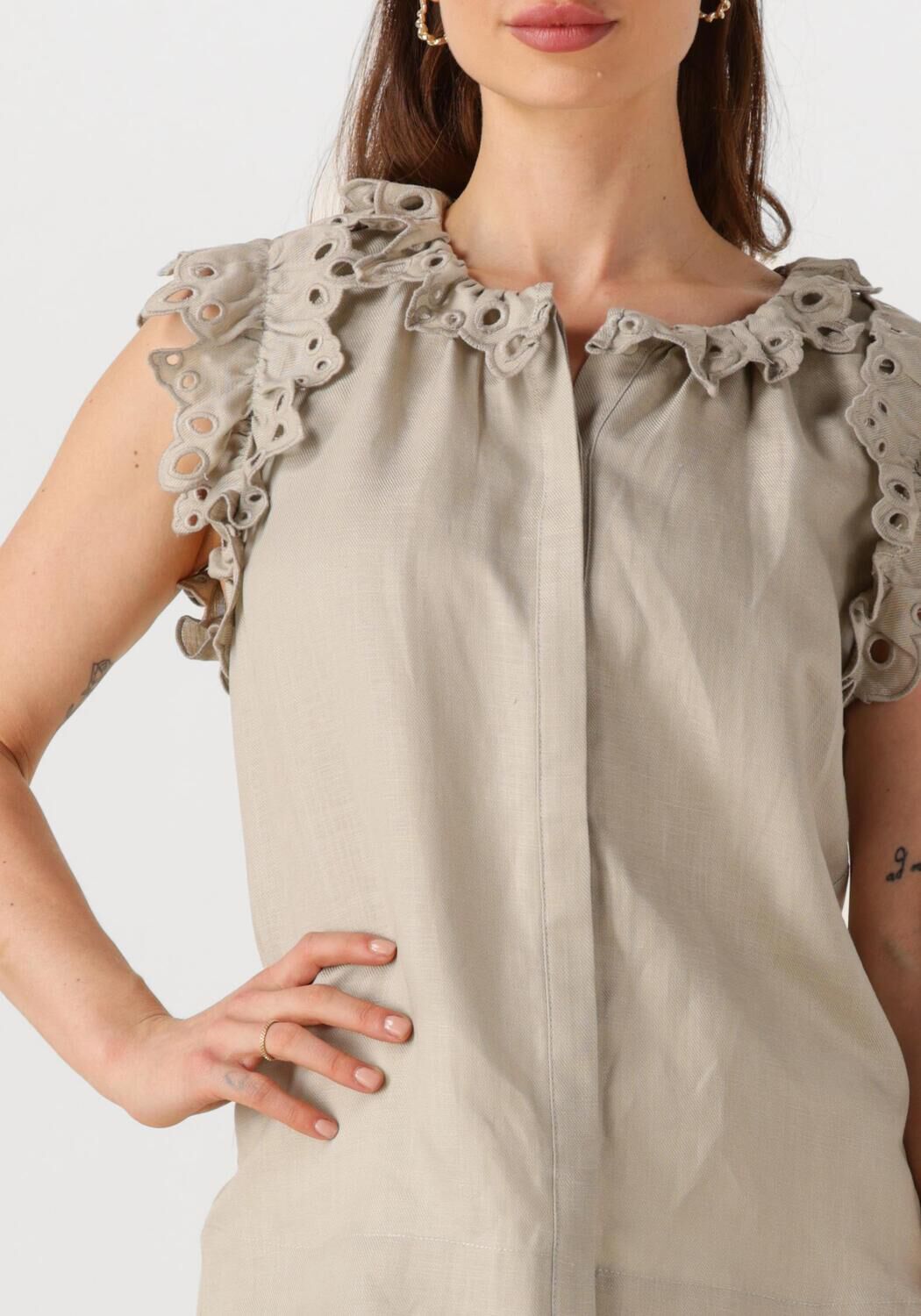 COPENHAGEN MUSE Dames Tops & T-shirts Natuli Shirt Beige