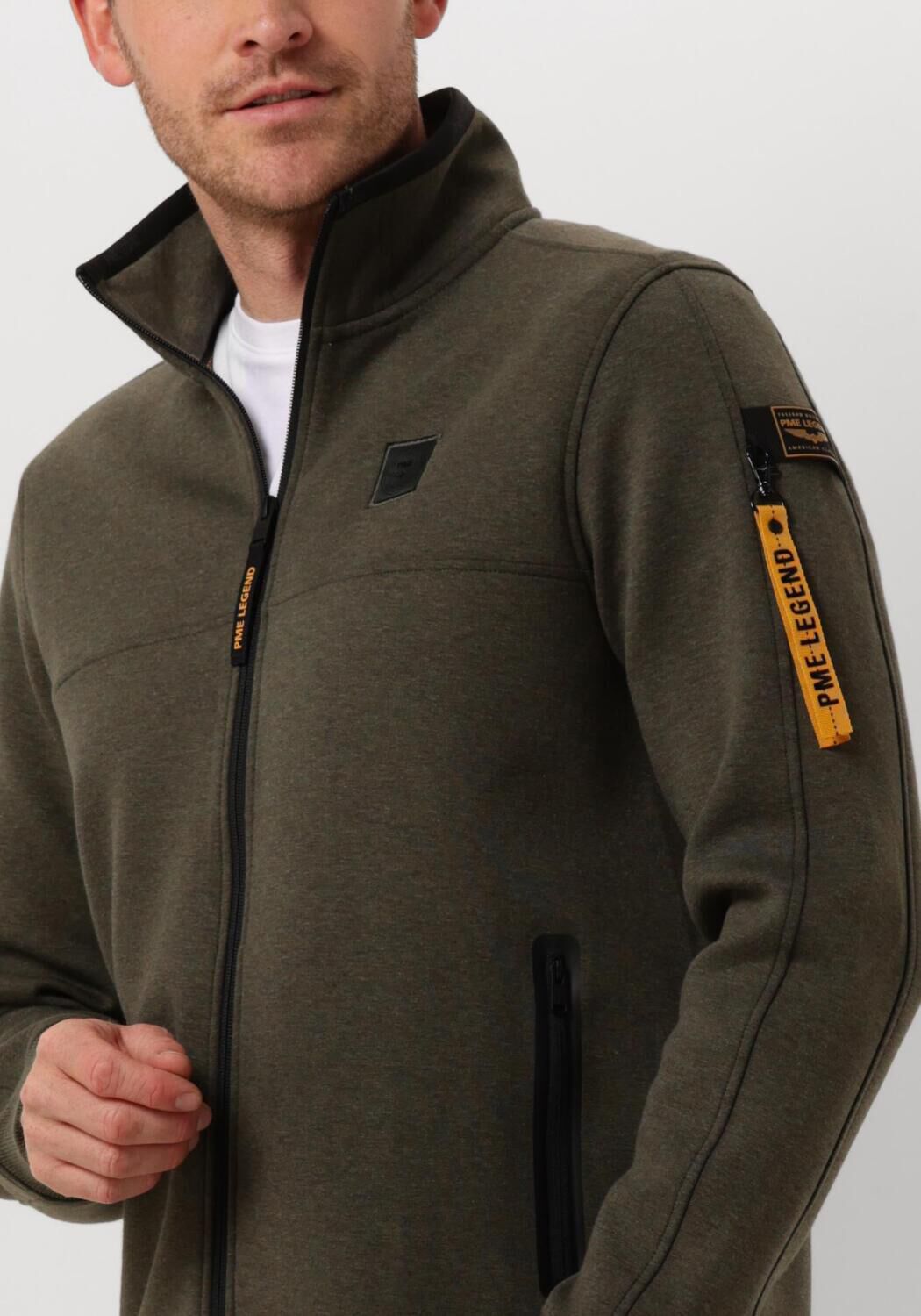 PME LEGEND Heren Jassen Zip Jacket Interlock Groen