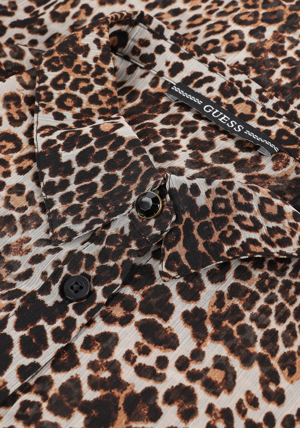 Bruine GUESS Blouses LS CLOUIS SHIRT - large