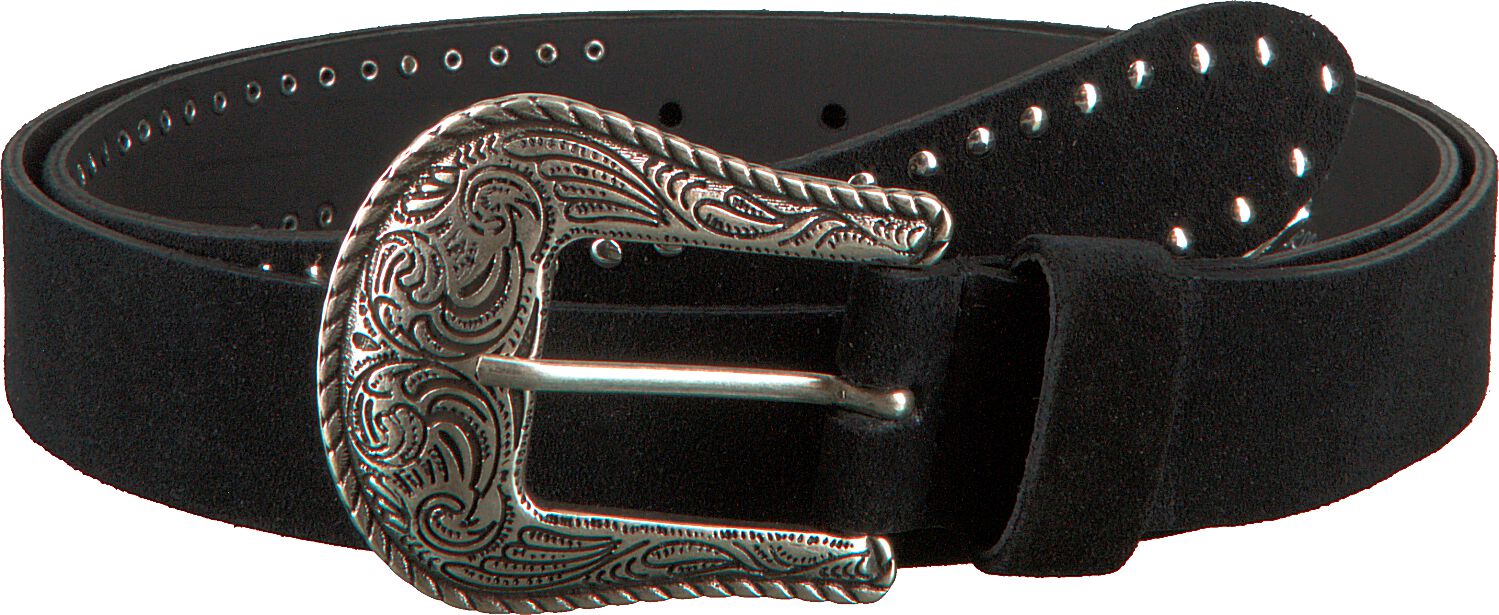 Legend Zwarte Suède Riem met Studs Black Dames