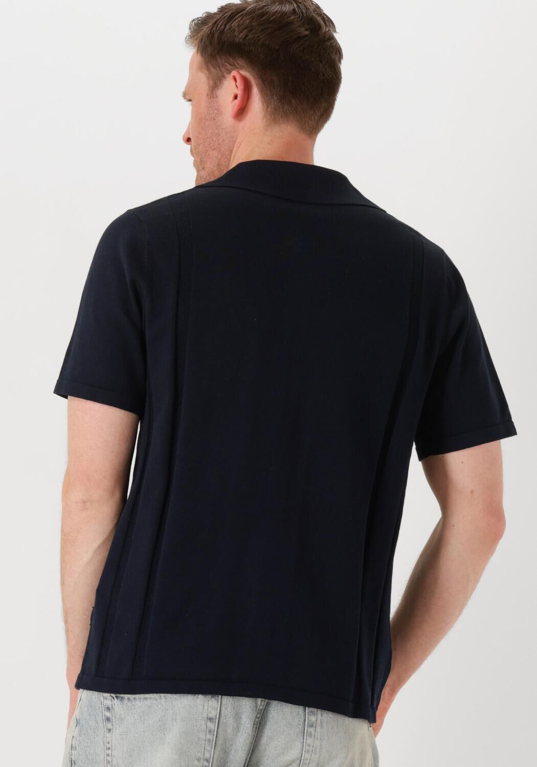 SAINT STEVE Heren Polo's & T-shirts Stefan Donkerblauw