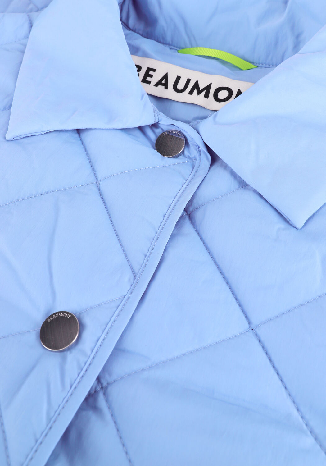 Lichtblauwe BEAUMONT Gewatteerde jas SPRING COAT LIGHT PADDED - large