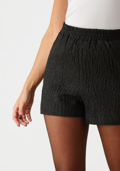 Zwarte COLOURFUL REBEL Shorts FLORENCE ZEBRA LUREX JACQUARD SHORT - large