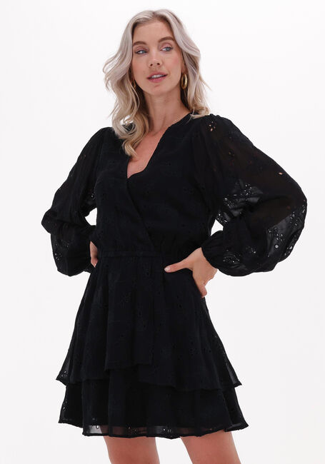 Adverteerder Misverstand Kennis maken Zwarte ALIX THE LABEL Mini jurk LADIES WOVEN BRODERIE CHIFFON DRESS | Omoda