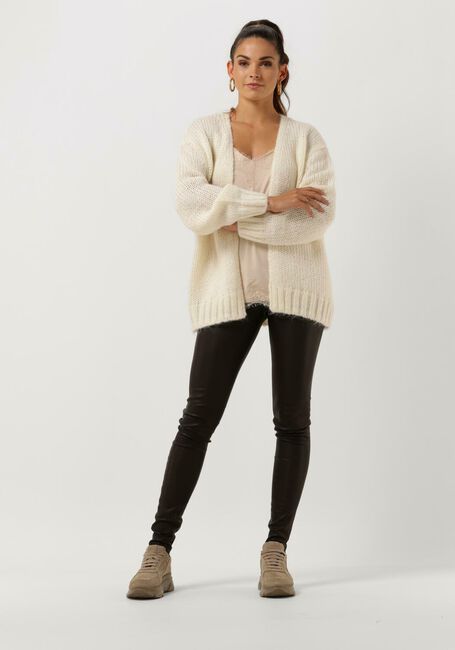 Beige SELECTED WOMEN Vest SUANNE LS KNIT CARDIGAN - large