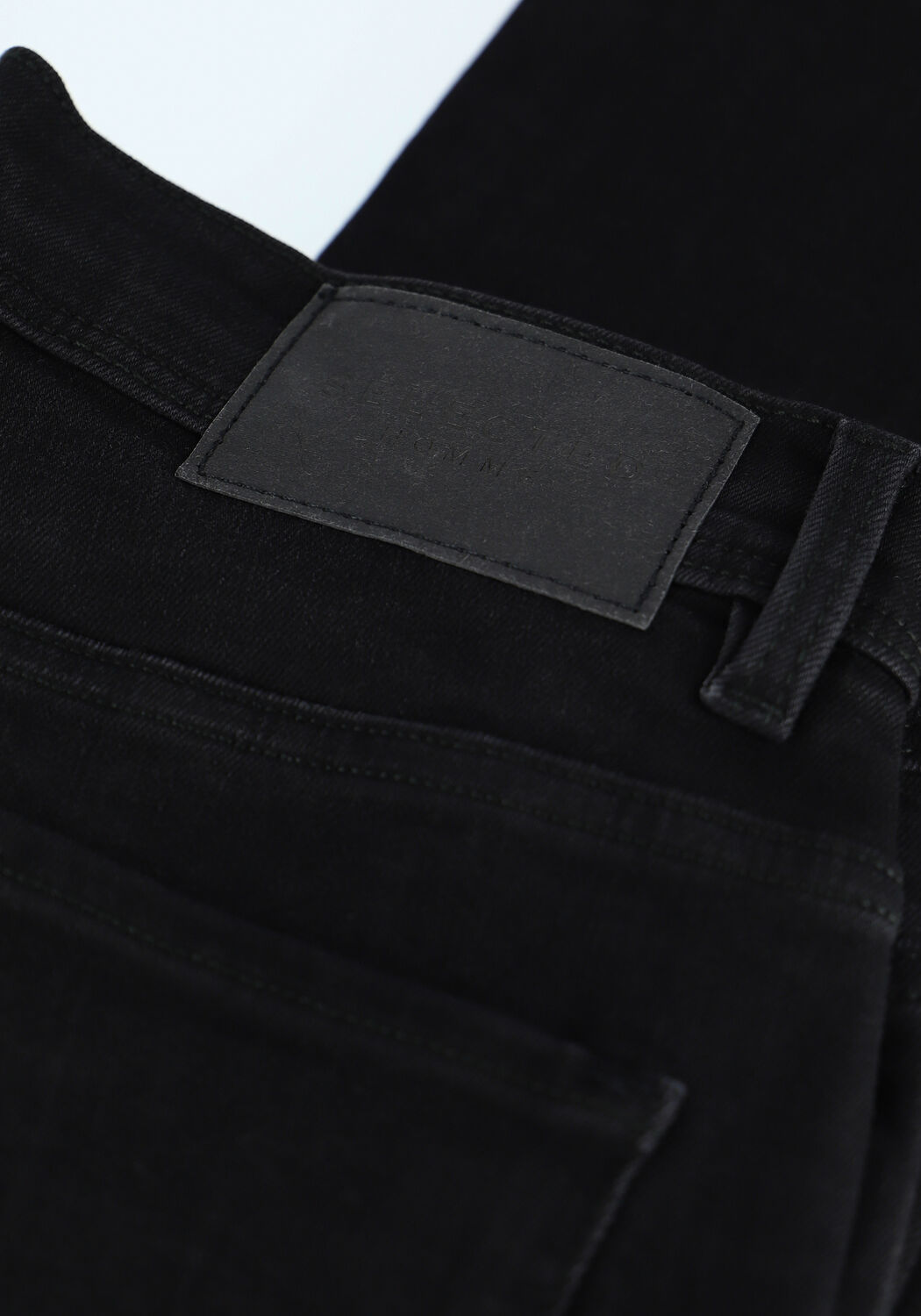 Zwarte SELECTED MEN Slim fit jeans SLHSLIM-LEON 4003 W.BLACK ST J - large