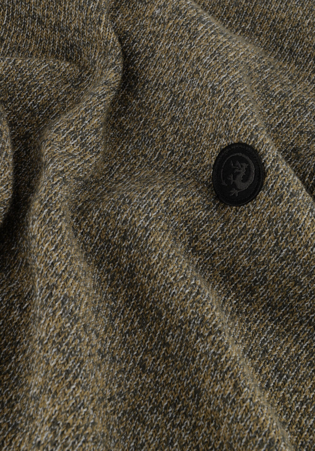 Groene CAST IRON Trui R-NECK COTTON MIX MOCKNECK - large