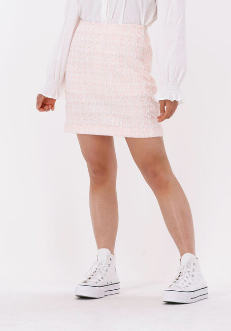 Lichtroze NA-KD Minirok TWEED SKIRT - large