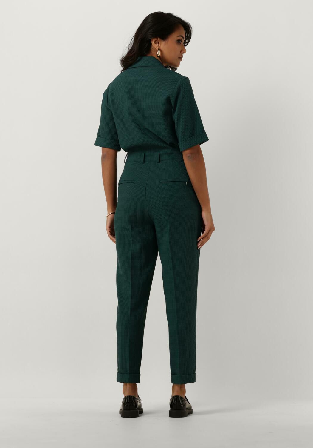 VANILIA Dames Jumpsuits Wafel Playsuit Groen