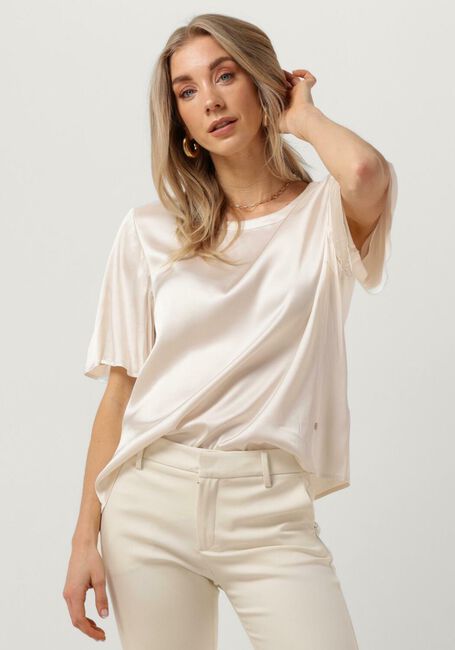 Ecru MOS MOSH Blouses EVIE SS SATIN BLOUSE - large