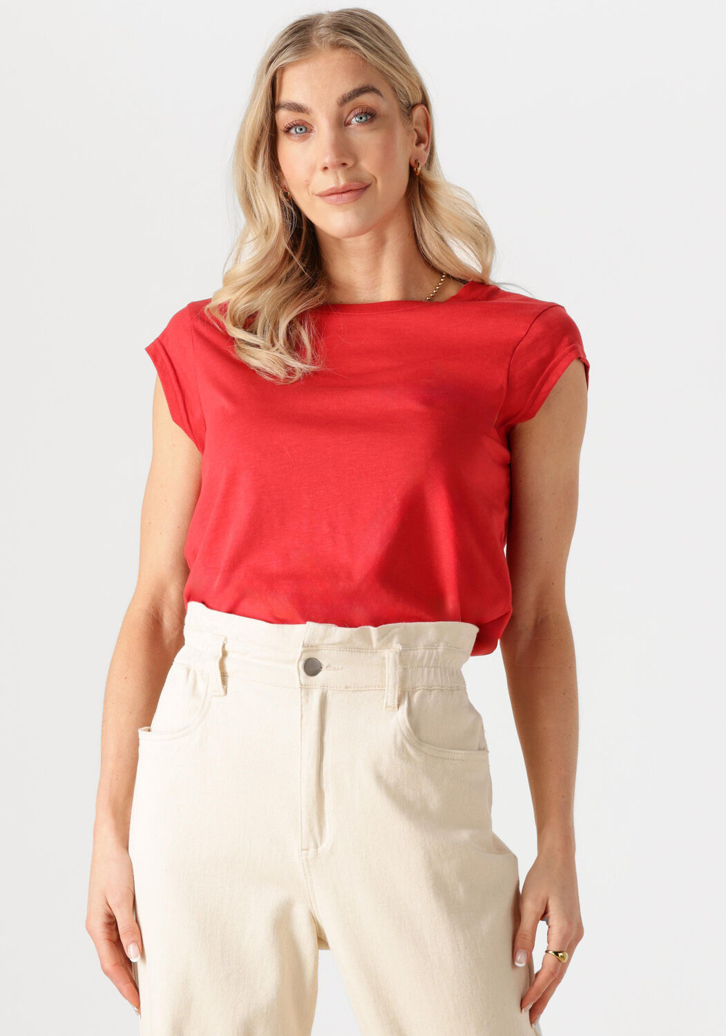 CC HEART Dames Tops & T-shirts Basic T-shirt Rood