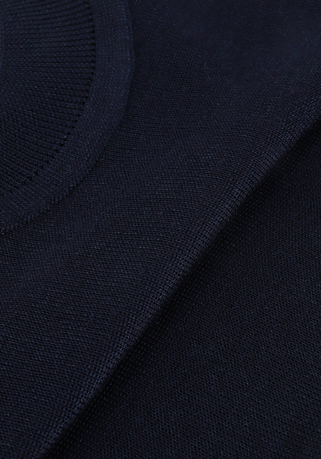 Donkerblauwe KNIT-TED T-shirt PETA - large