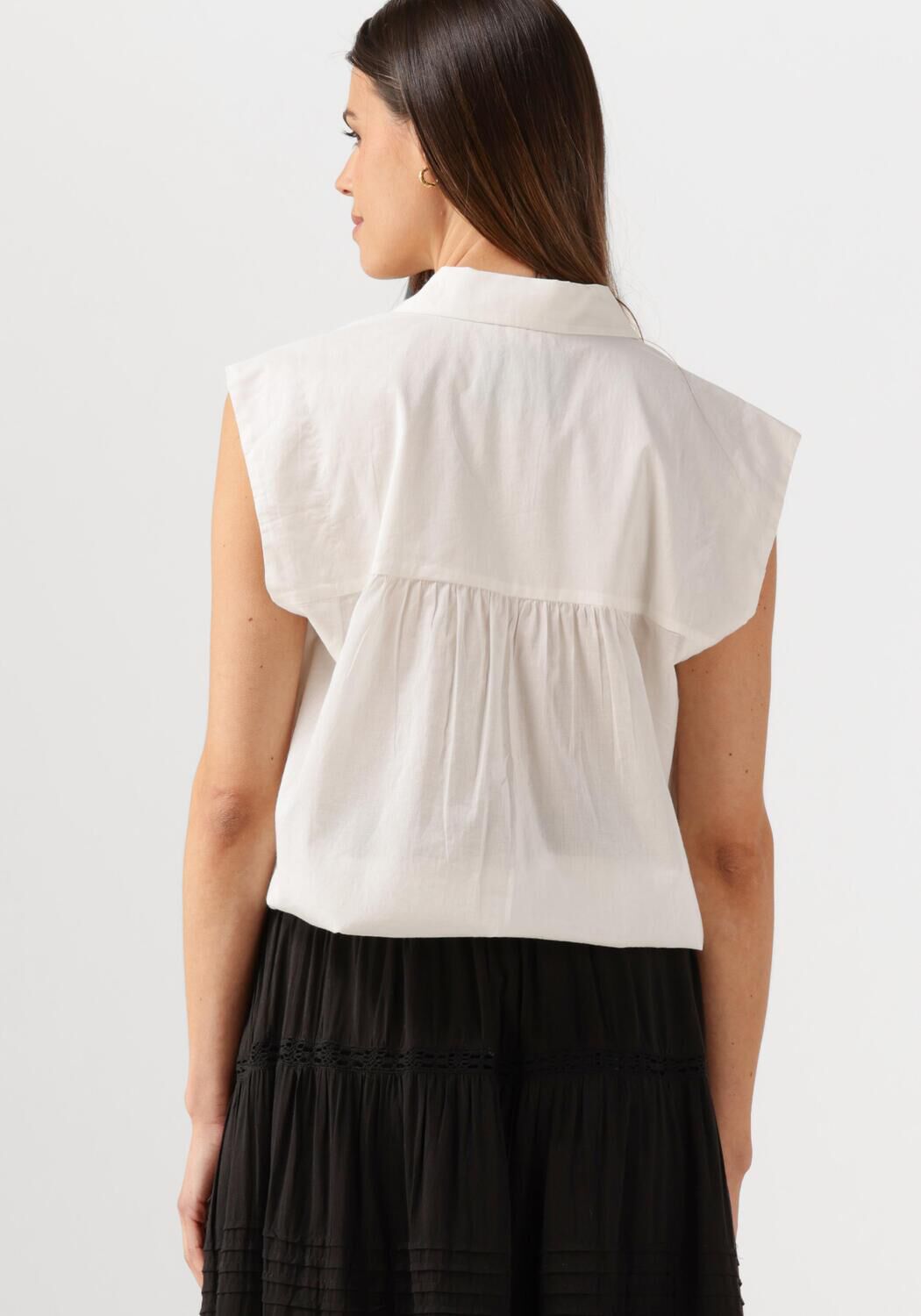 MINUS Dames Tops & T-shirts Silia Sleeveless Top Wit