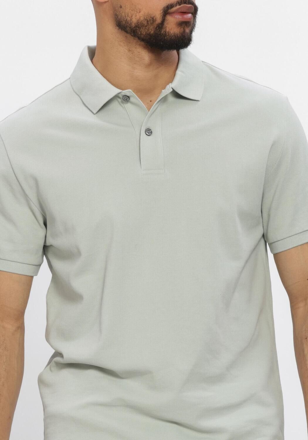 Groene PROFUOMO Polo POLO SS BASIS PIQUE - large