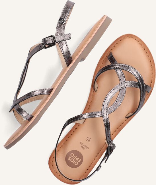 Zilveren GIOSEPPO Platte sandalen BISCOE Zilveren GIOSEPPO Platte sandalen BISCOE - large