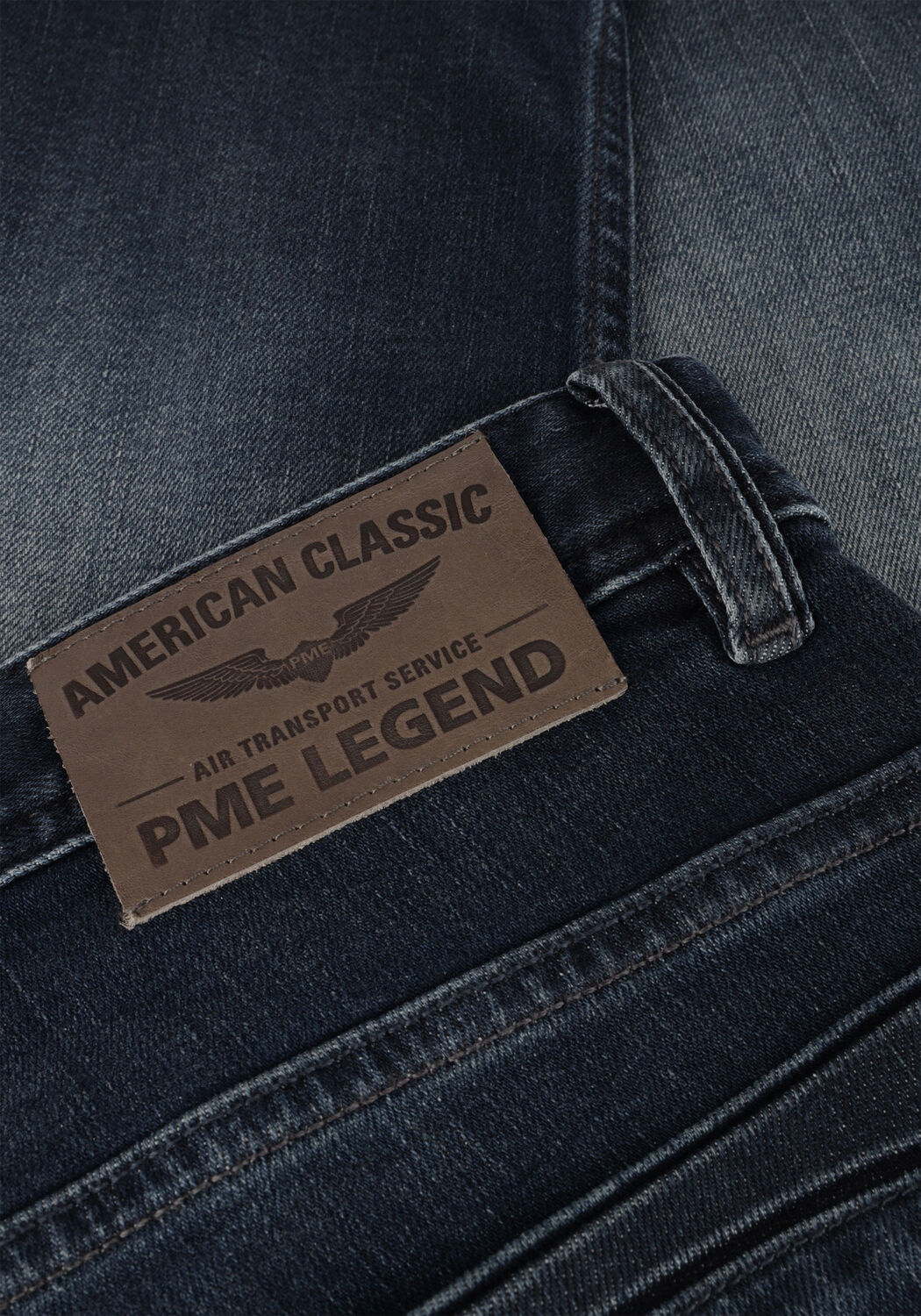 Donkerblauwe PME LEGEND Slim fit jeans SKYRAK - large