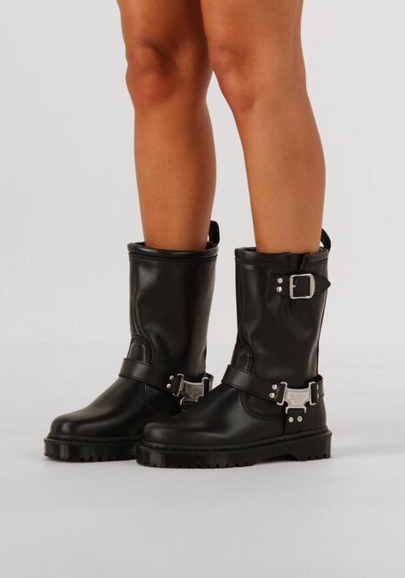 Zwarte DR MARTENS Biker boots ANISTONE HIGH - large