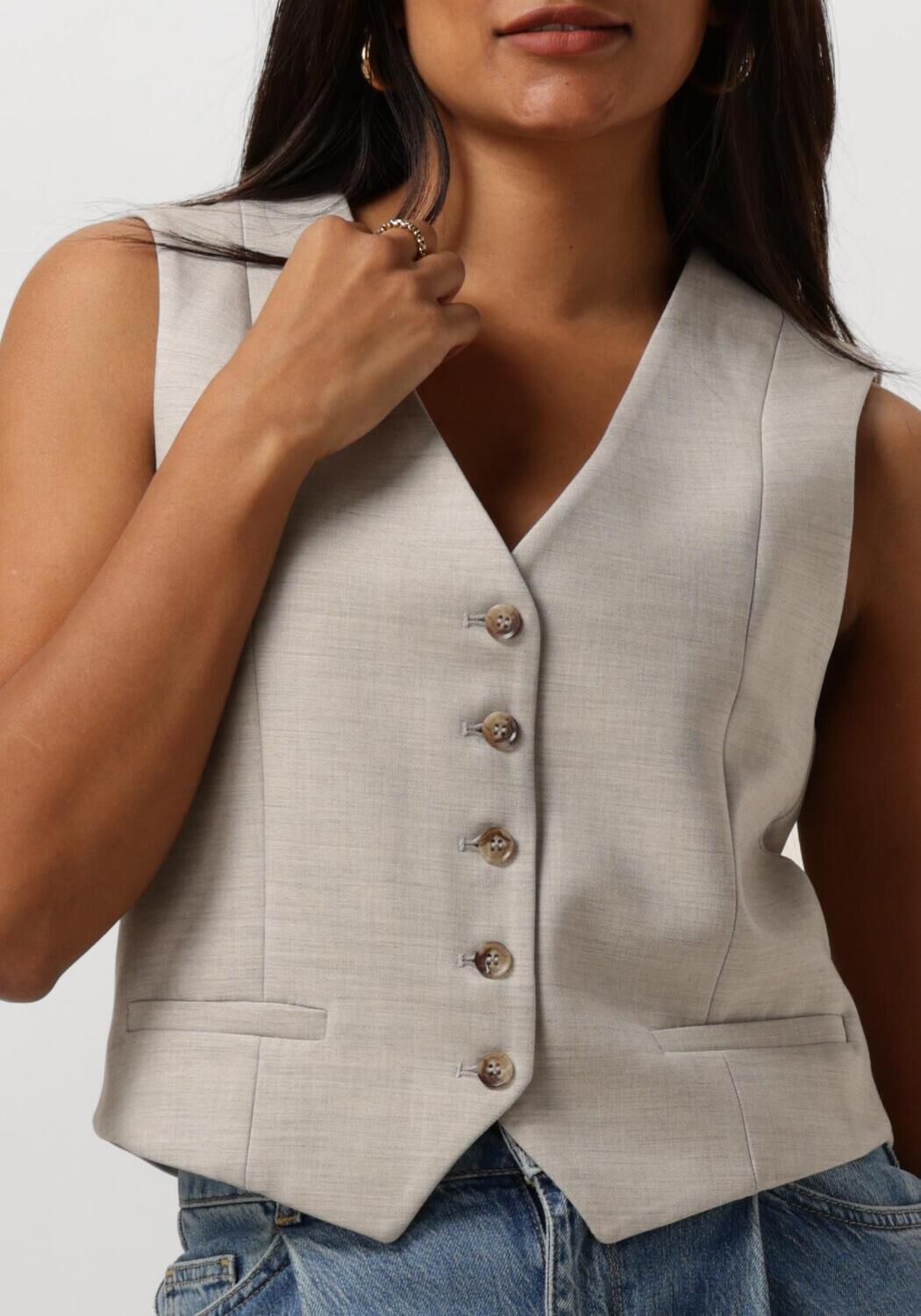 SELECTED FEMME Dames Blazers Slfrita Vest Creme