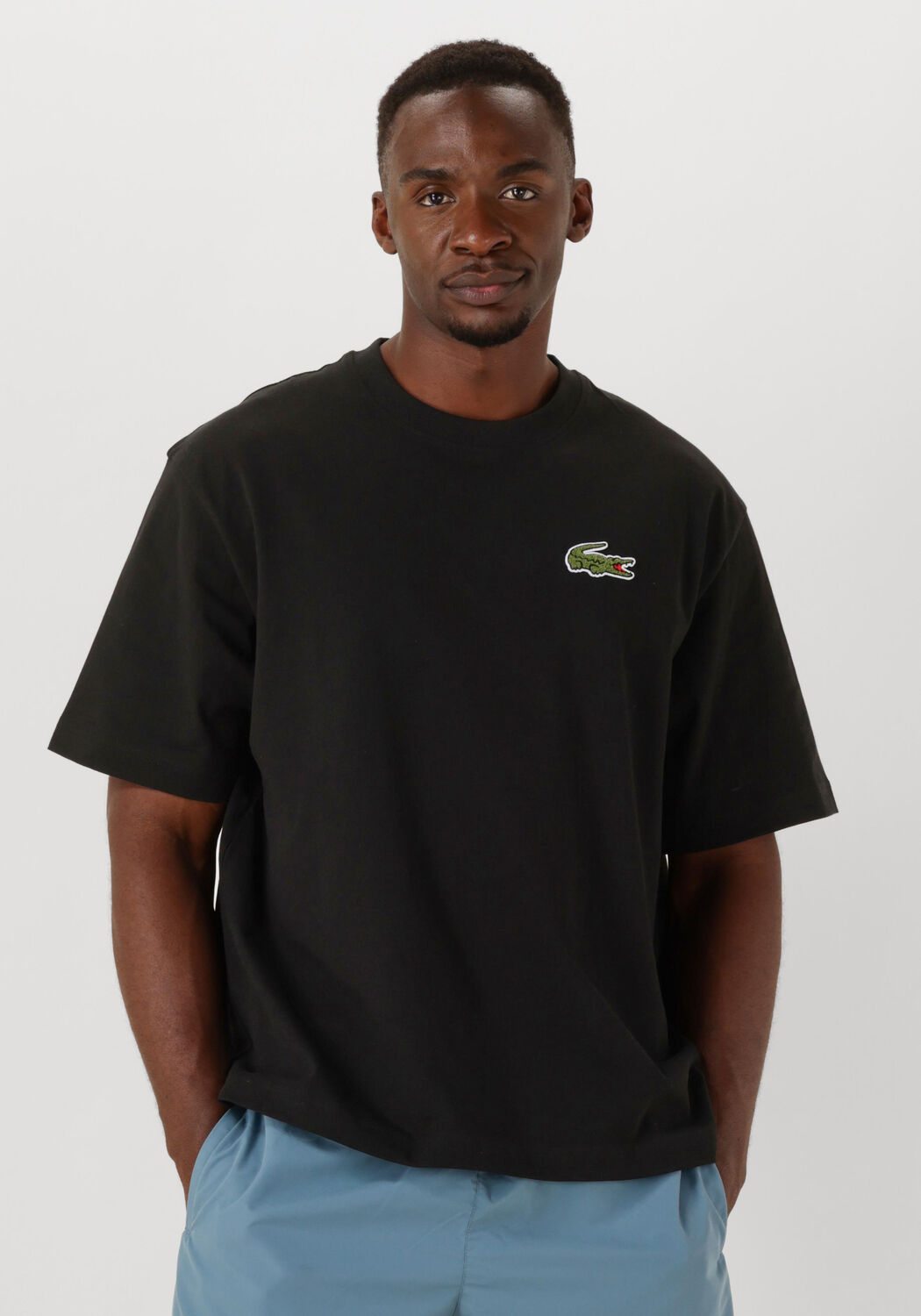 LACOSTE Heren Polo's & T-shirts 1ht1 Mens Tee-shirt 01 Zwart