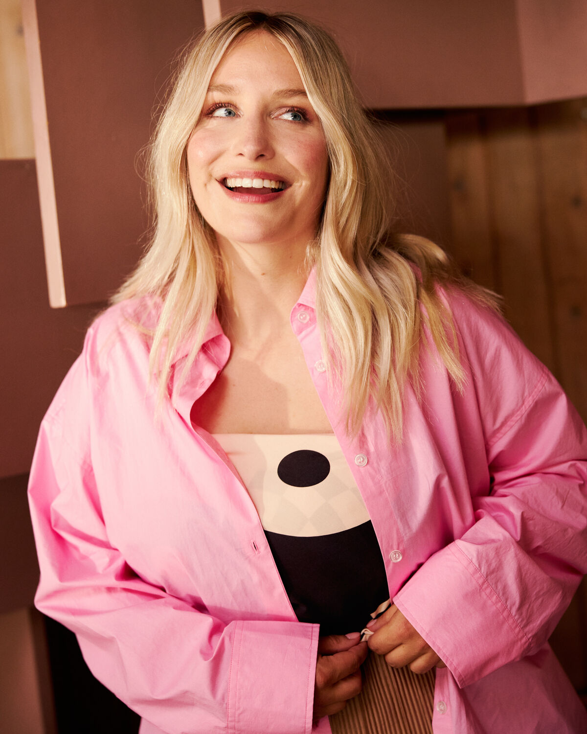 Roze CATWALK JUNKIE Blouses BL POWER HOUSE - large