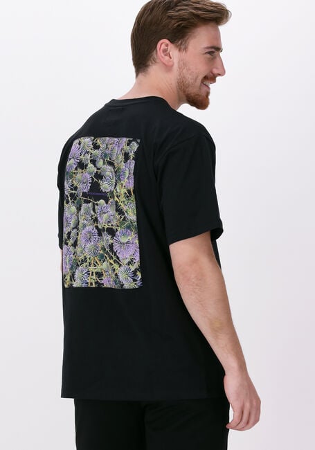 Zwarte WOODBIRD T-shirt STAIN BACK TEE - large