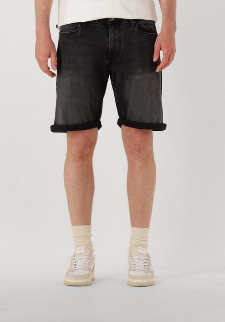Zwarte PURE PATH Shorts THE MILES SLIM FIT DENIM SHORTS - large
